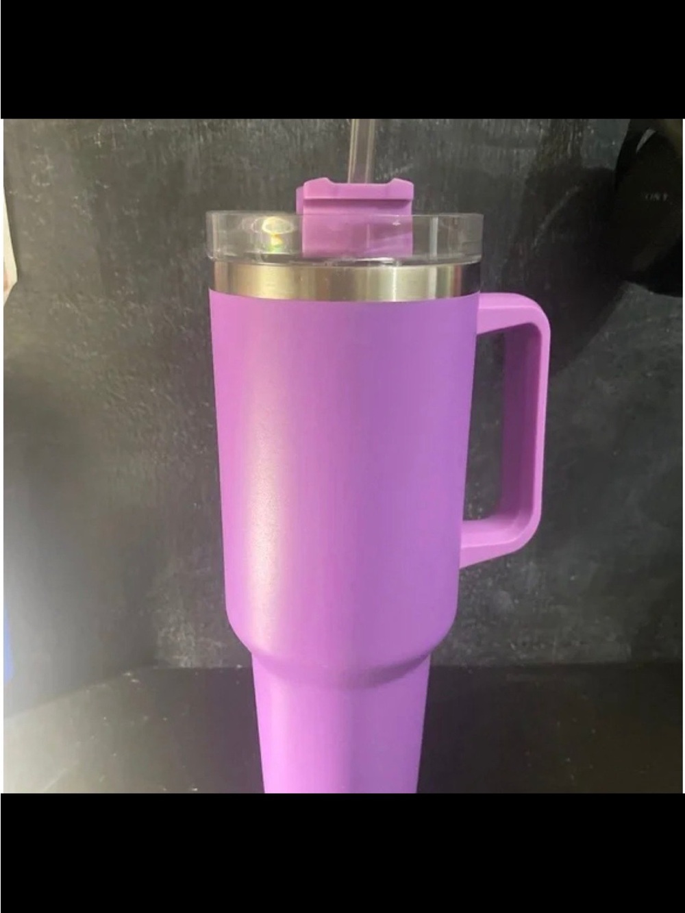 40 oz purple tumbler